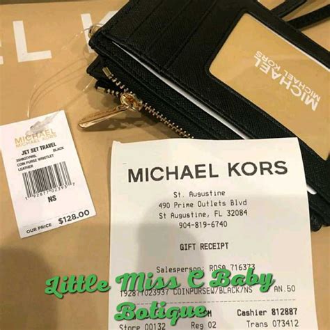gift receipt michael kors